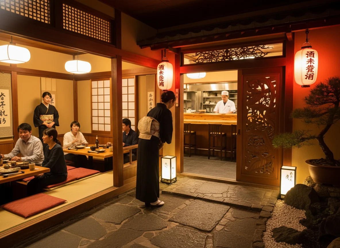 進入餐廳與找座位